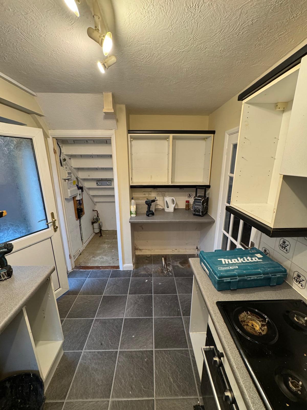 Kitchen before installation