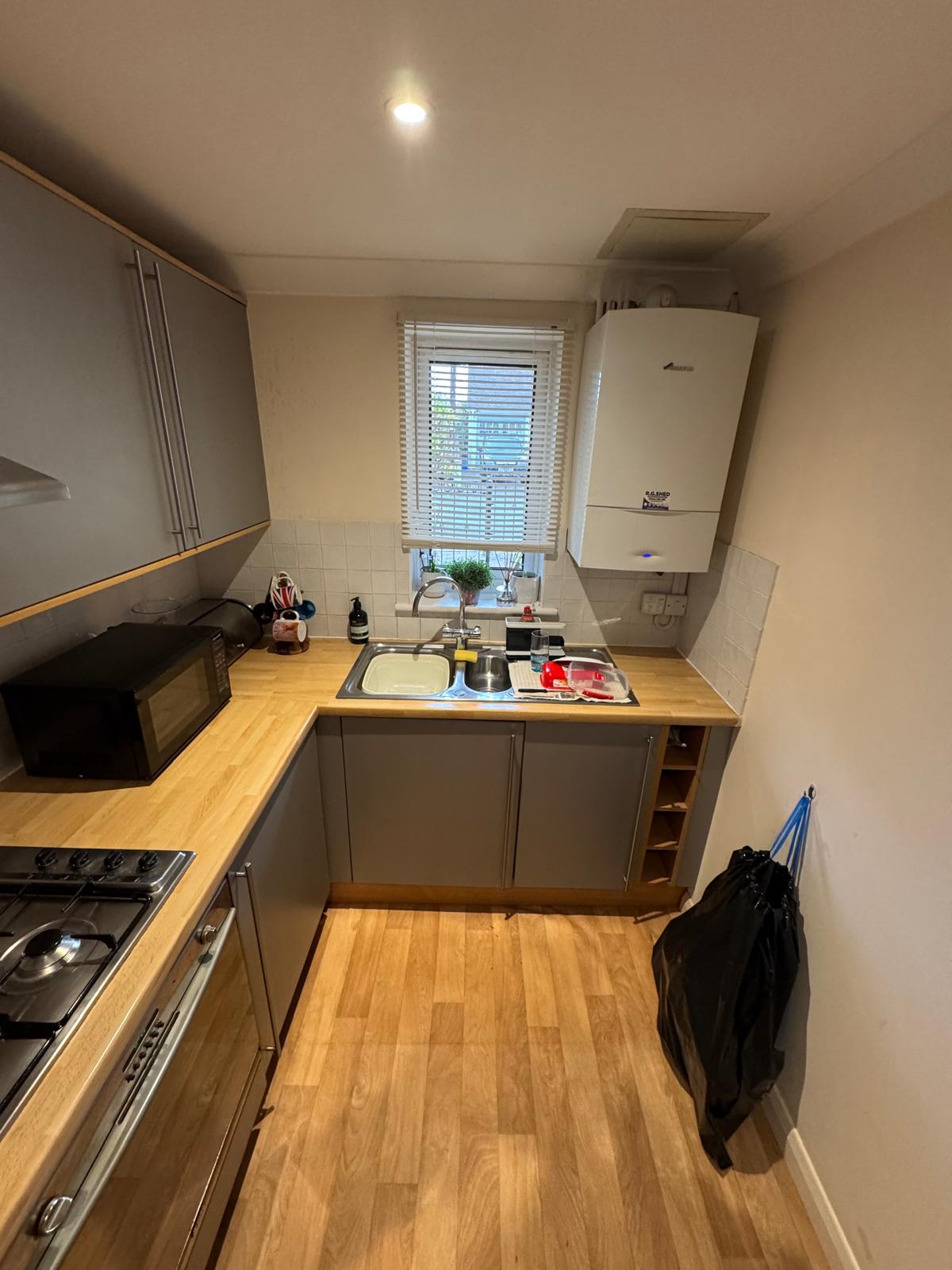 Second kitchen, before