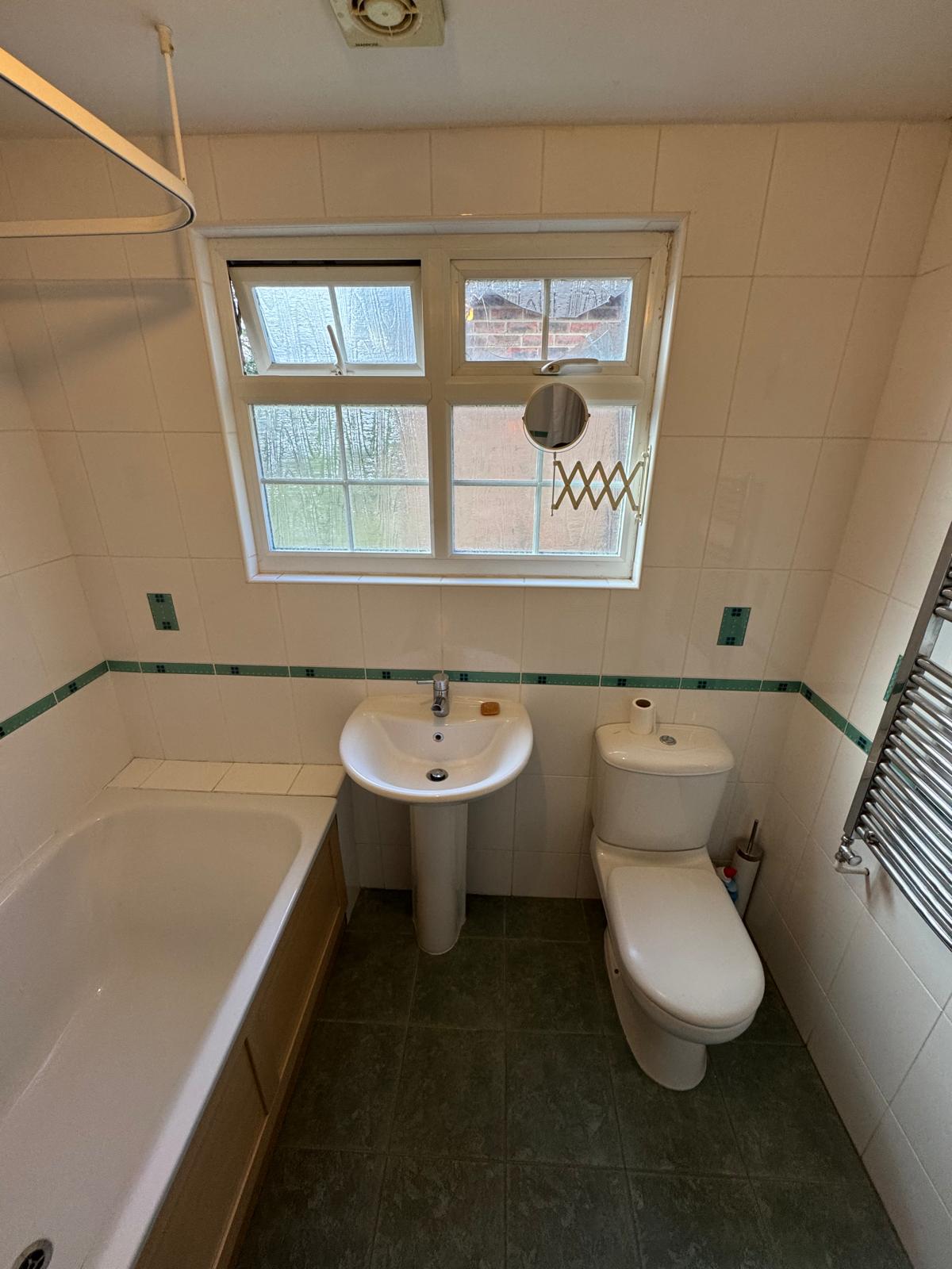 Bathroom, before, second view